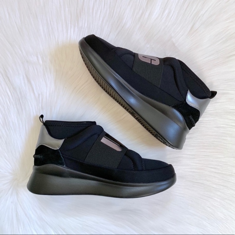 UGG Neutra Metallic Black Sneakers - Picture 6 of 8